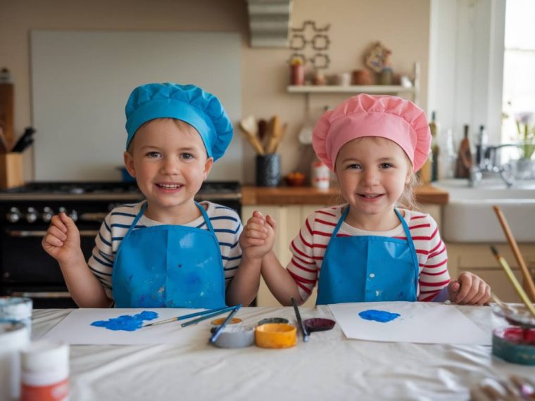 Attività creative da fare in casa con i gemelli